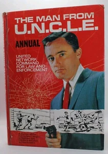 THE MAN FROM U.N.C.L.E. Vintage UK TV ANNUAL BOOK 1966 UNCLIPPED - Picture 1 of 7