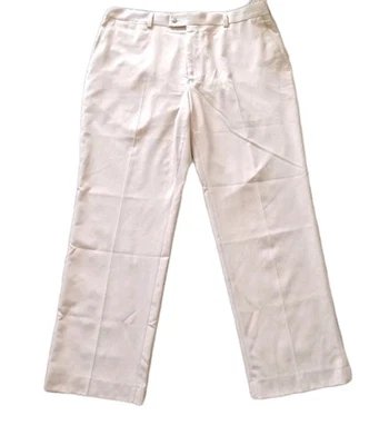 Alan Flusser Golf Pant Mens 40x32 Khaki Performance Lightweight Stretch - Image 1 of 4