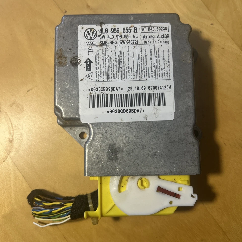 AUDI Q7 4L SRS 2007-2015 MÓDULO DE CONTROL INFORMÁTICO SENSOR 4L0959655B OEM Foto 1 de 1