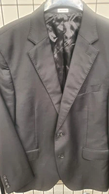 Traje Abrigo Chaqueta Blazer Peter Millar Hecho en Portugal Negro Lana - Para Hombre 44S Foto 1 de 4
