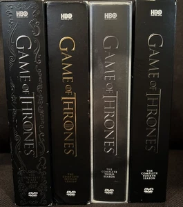 Game of Thrones DVD Lot Seasons 1–4 Complete HBO Box Sets (All Discs) - Picture 1 of 5