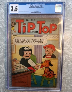 Tip Top Comics #165 CGC 3,5 publicación St. John 1956 Edad de Plata - Imagen 1 de 7