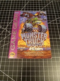 Monster Truck Wars - Sega Game Gear GameGear - Instruction Manual Booklet