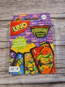 Mattel UNO Card Game Teenage Mutant Ninja Turtle Mutant Mayhem (179) - Picture 1 of 2