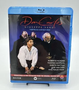 Don Carlos (Blu-ray, 1996) Verdi / Roberto Alagna/ Opera Kultur OOP - Imagen 1 de 2