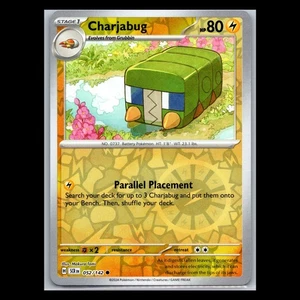 Charjabug 052/142 Reverse Holo Common - Stellar Crown Pokemon Card - Picture 1 of 1