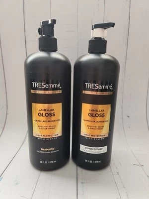 (Juego de 2) Champú y acondicionador TRESemme brillo laminar protección contra el calor, 28 oz Foto 1 de 2
