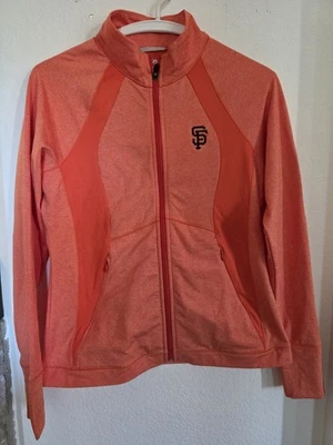 Cutter & Buck Women's San Fran Giants Jacket Full Zip DryTec 50 UPF EUC Size S  - Imagem 1 de 4