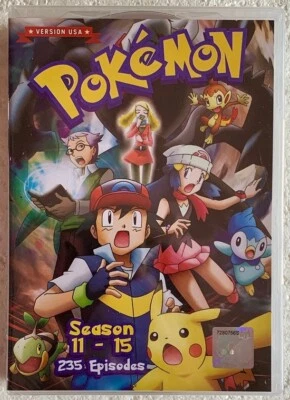 Pokemon Season 11~15 (235 Episodes) Anime DVD (English Version) FREE SHIPPING Foto 1 de 4