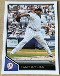 C.C. SABATHIA HOF 2011 TOPPS LINEAGE Card #175 NM-MT Condition - Picture 1 of 2