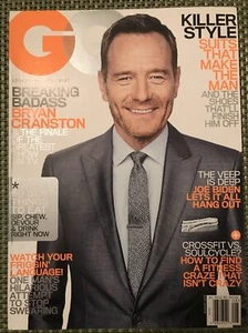 GQ Magazine August 2013 BRYAN CRANSTON JOE BIDEN Aubrey Plaza Douglas Booth NEW - Picture 1 of 1