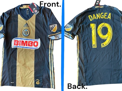 NWT 2016/17 Philadelphia Union Home Football Soccer Authentic Jersey; Sz Mens M Cover