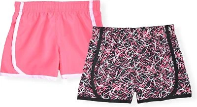 Paquete de 2 pantalones cortos Cheetah Girls, rosa intenso/negro, M (7/8)  Foto 1 de 4