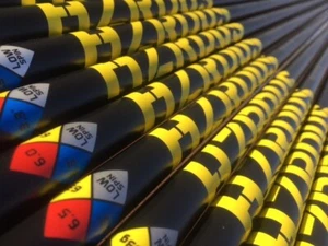 Neu Project X HZRDUS gelber Schraubendreher Wellengriff & Adapter installiert 63g 6,5 6,0 - Bild 1 von 5