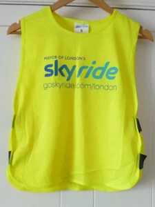 BRITISH CYCLING Sky ride Cycling High Viz Vest Small Goskyride London - Picture 1 of 3