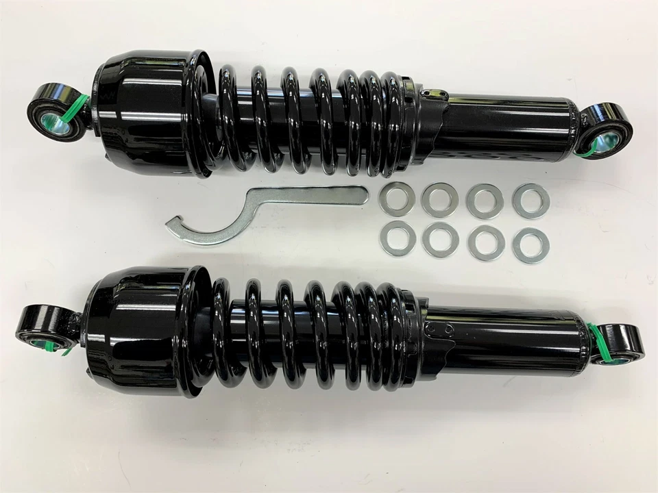 Amortiguadores negros Kawasaki VN1500 VN1600 Vulcan Nomad Drifter de alta resistencia 12,75"  Foto 1 de 1