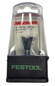 Festool Grat-/Zinkenfräser HW S8 D20/17/15° 490996 Neu - Bild 1 von 3