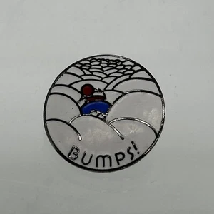 Beulen! Freestyle Ski Buckel Vintage Anstecknadel Pinback Metall Emaille Vintage - Bild 1 von 3