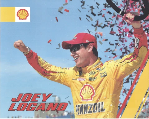 2017 JOEY LOGANO "SHELL PENNZOIL" #22 MONSTER ENERGY NASCAR POSTCARD Cover