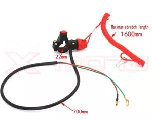 BOTTONE CAVO SICUREZZA CADUTA SPEGNIMENTO 2 Fili X MINI MOTO QUAD MINI CROSS - Bild 1 von 2