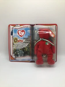 TY Beanie Babies Osito McDonald's International Bear Mexico New In Box - Picture 1 of 6