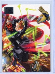 2012 Topps Star Wars Galaxy 7 "A MENACE NAMED MAUL" Base Set Card #18