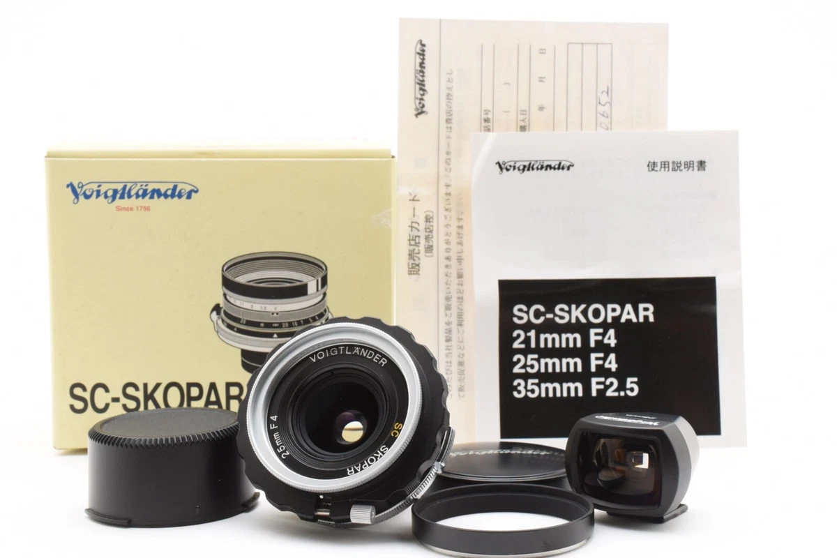 Voigtländer f/4 Camera Lenses 25mm Focal for sale | eBay