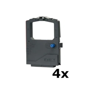 4 x Original Farbband 01126301 schwarz für OKI MICROLINE ML 5520 5521 5590 5591 - Bild 1 von 2