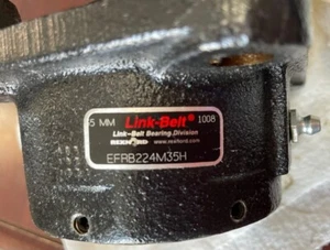EFRB224M35H REXNORD 4-BOLT FLANGE BLOCK W/SPHERICAL ROLLER BEARINGS (OLD STYLE) - Picture 1 of 5