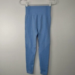 Workout Leggings Size Small Blue Yoga Activewear Womens Gym Athletic 22x24 - Picture 1 of 8