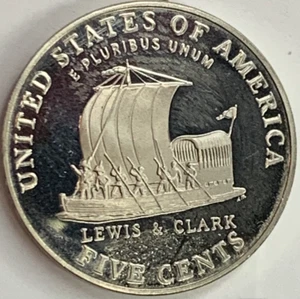 Limited Edition 2004-S 5 Cent Proof - Bicentenary of Lewis and Clark Expedition - Picture 1 of 3