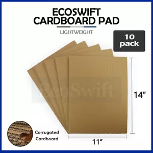 10 inserti in cartone ondulato EcoSwift 11 x 14 foglio 23 ECT 1/8" spessore - Foto 1 di 6