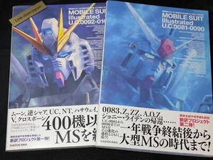 Mobile Suit Gundam Illustrated U.C.0081-0090 0092-0169 Book set Art Works Japan - Imagen 1 de 12
