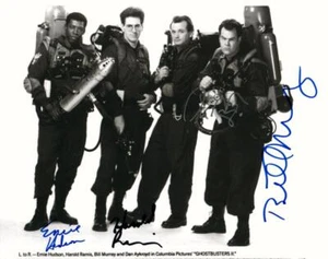 Ernie Hudson Murray Aykroyd Ramis signed 8x10 Photo Picture autographed with COA - Picture 1 of 1