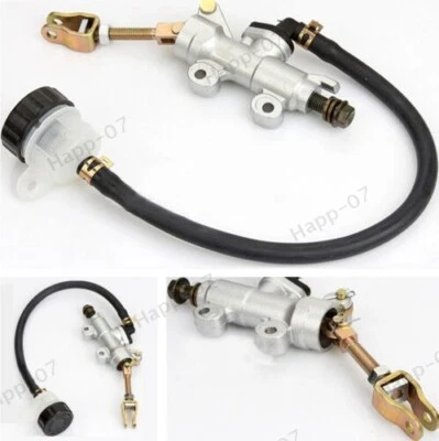 Bomba de freno hidráulica trasera ajustable cilindro de aceite metal accesorios moto Foto 1 de 4