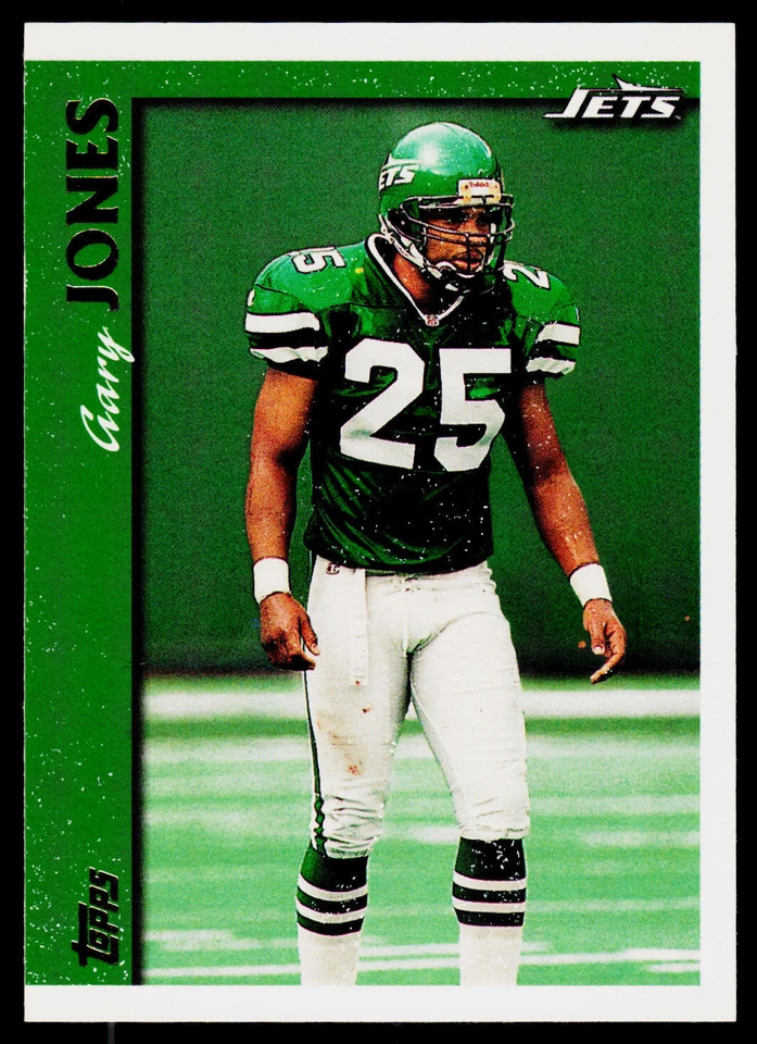Gary Jones, 1997 Topps, #146, New York Jets, Football Card - Image 1 of 2
