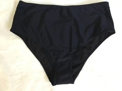 NUEVO Pantalones de traje de baño de bikini negro para mujer Yonique XXL talla 2XL Foto 1 de 4