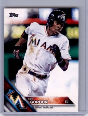 2016 Topps Dee Gordon Miami Marlins #147 2095 - Image 1 of 2