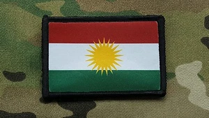 Peschmerga Kurdistan Flagge Spezialeinheiten kurdisch l Anti-Terror-Aufnäher - Bild 1 von 1