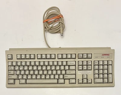 Vintage Compaq RT101 Mechanical Keyboard Wired P/S Connection Computer - Image 1 of 4
