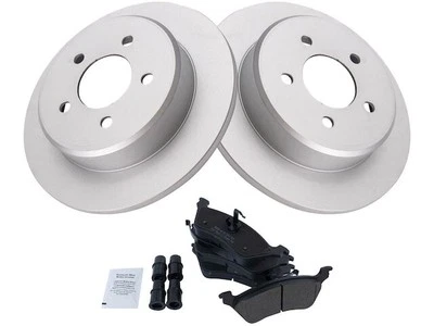 Kit de pastilha de freio e rotor traseiro Dodge Caravan 2001-2007 25339YMTS 2002 2003 - Imagem 1 de 2