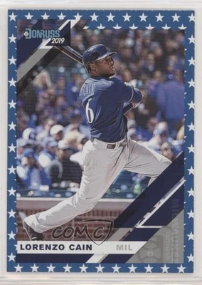 2019 Panini Donruss Independence Day Lorenzo Cain #184 - Image 1 of 2