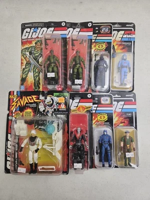 G.I. Lote de figuras de acción Joe de 1994,2007,2020,2021 cardadas (8) Foto 1 de 4