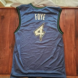 Vintage Minnesota Timberwolves Randy Foye NBA Basketball Screenprint Jersey M - Picture 1 of 6