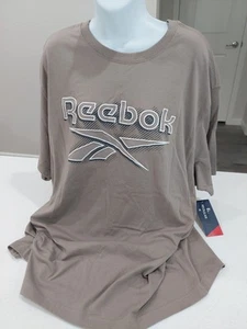 NEW Reebok Driftwood Malfunction Logo T-Shirt Men's Size XXL Tee Regular Top NWT - Picture 1 of 11