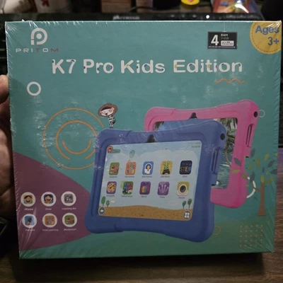 PRITOM K7 Pro Kids Edition 7" Tablet (BLUE) BRAND NEW STILL SEALED!!!  - Image 1 of 4