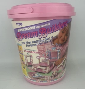 VTG Tyco Dream Builders 1990, #5430 Playground. Bucket + Blocks. Incomplete - Picture 1 of 6