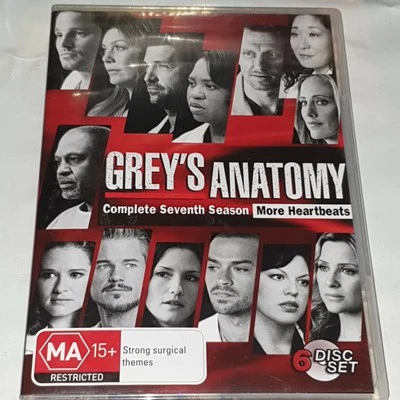 Grey's Anatomy - Complete Seventh Season / Series 7 (2010) 6 DVD Set - FREE POST - image 1 of 2