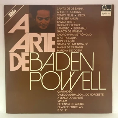 BADEN POWELL - A ARTE DE BADEN POWELL - 1975 BRAZILIAN DOUBLE LP GATEFOLD ALBUM - Image 1 of 4