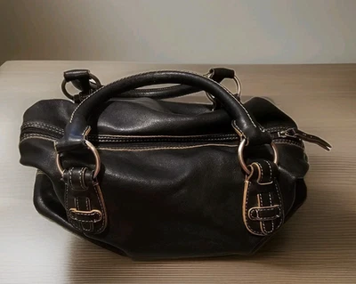 Tommy Hilfiger Mujer Cartera Bolso de Mano Mediano Bolso Cartera Elegante Azul Marino Foto 1 de 4